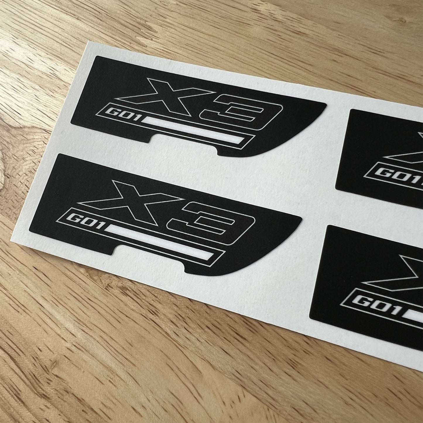 G01 X3 Center Console Decals