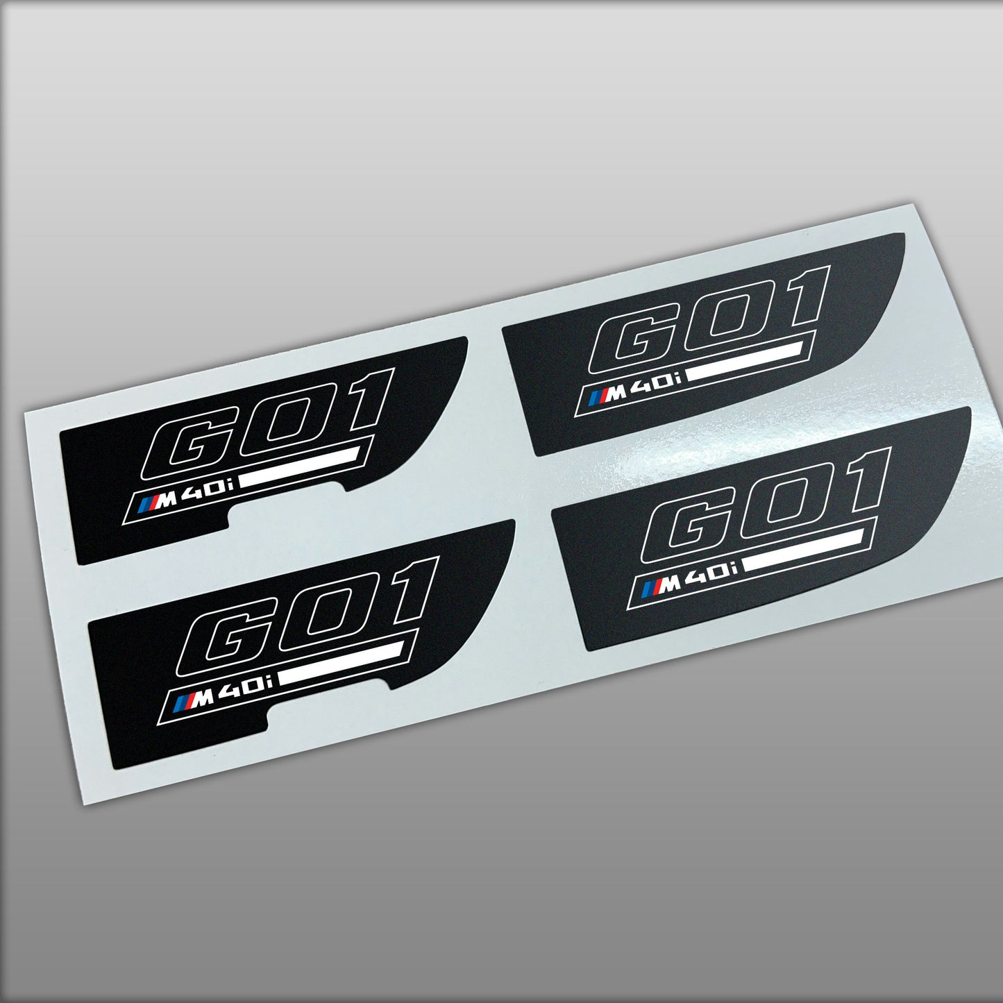 G01 X3 M40i Center Console Decals