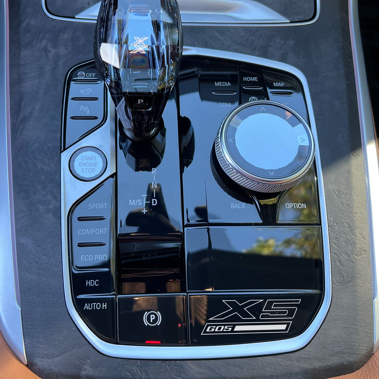 G05 X5 Center Console Decals