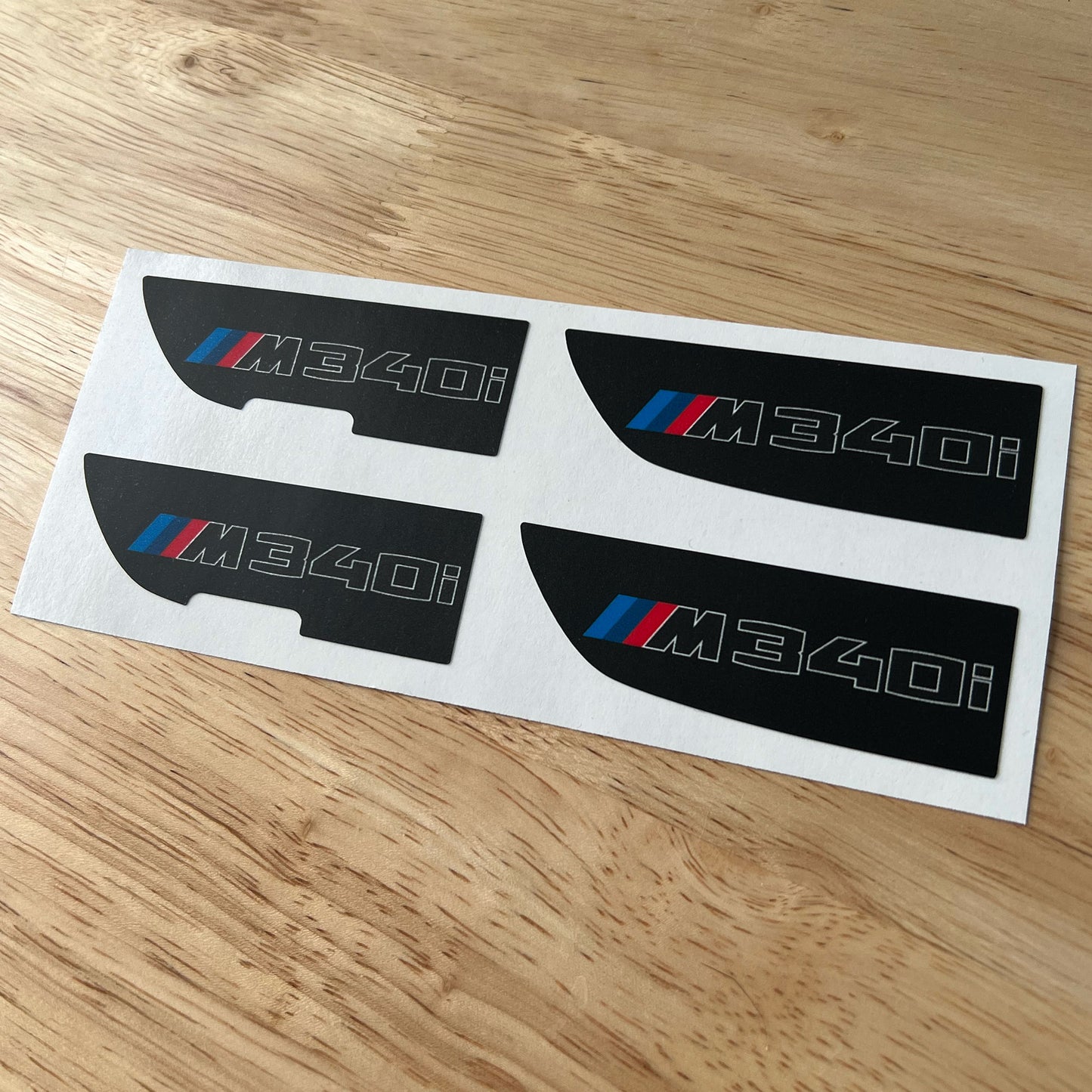 G20 M340i Center Console Decals v2 (RHD)