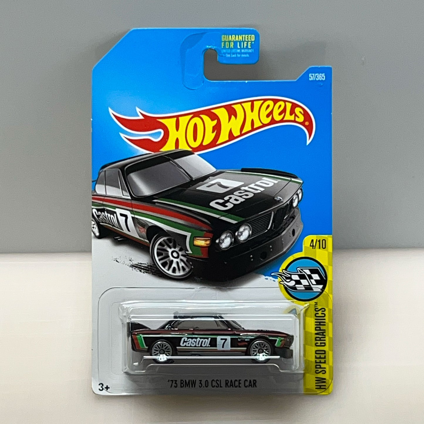 Hot Wheels '73 BMW 3.0 CSL Race Car (Black)