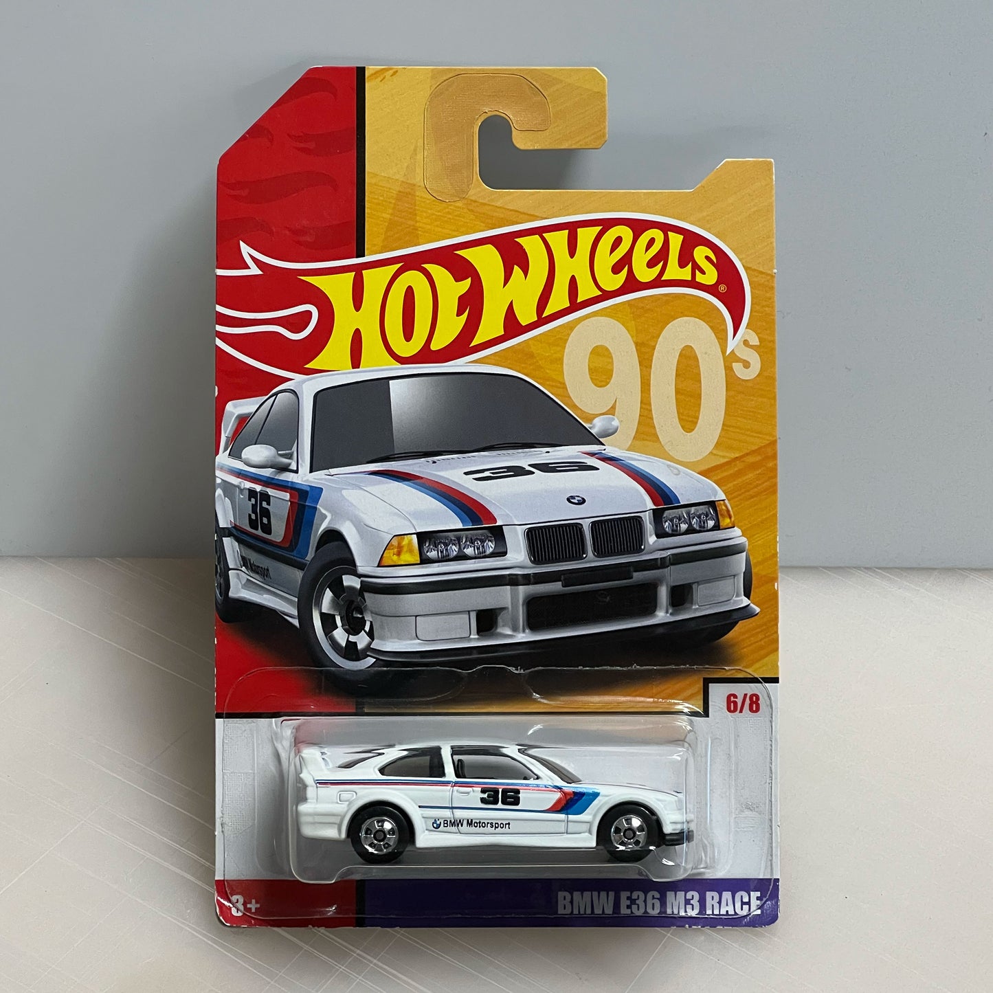 Hot Wheels 90's BMW E36 M3 Race (White)