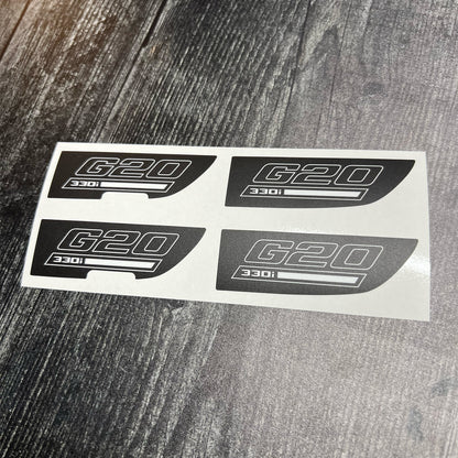 330i Center Console Decals