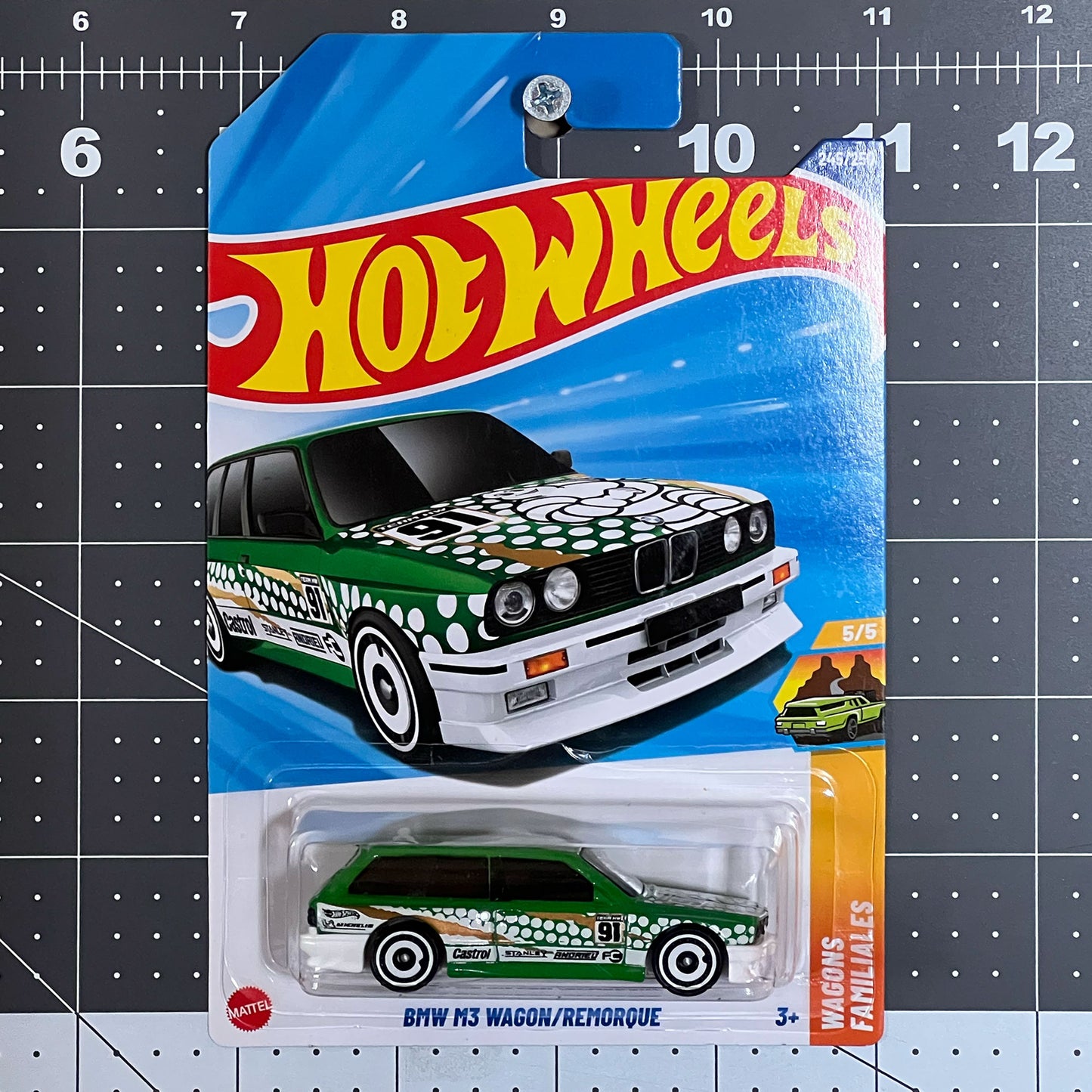Hot Wheels BMW M3 Wagon/Remorque (Green)