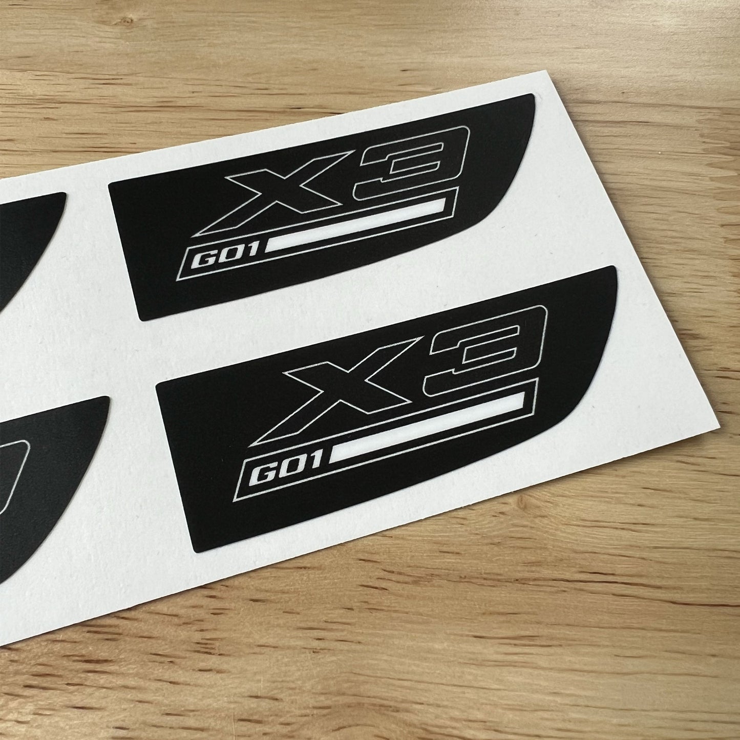 G01 X3 Center Console Decals