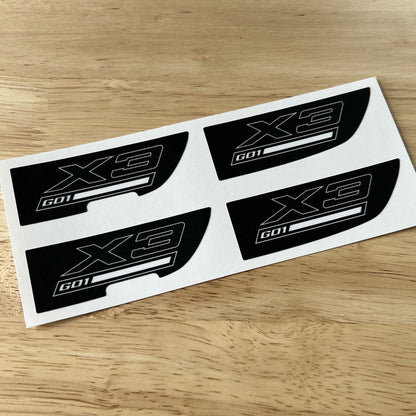 G01 X3 Center Console Decals