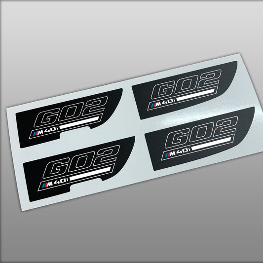 G02 X4 M40i Center Console Decals