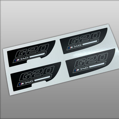 G20 M340i Center Console Decals