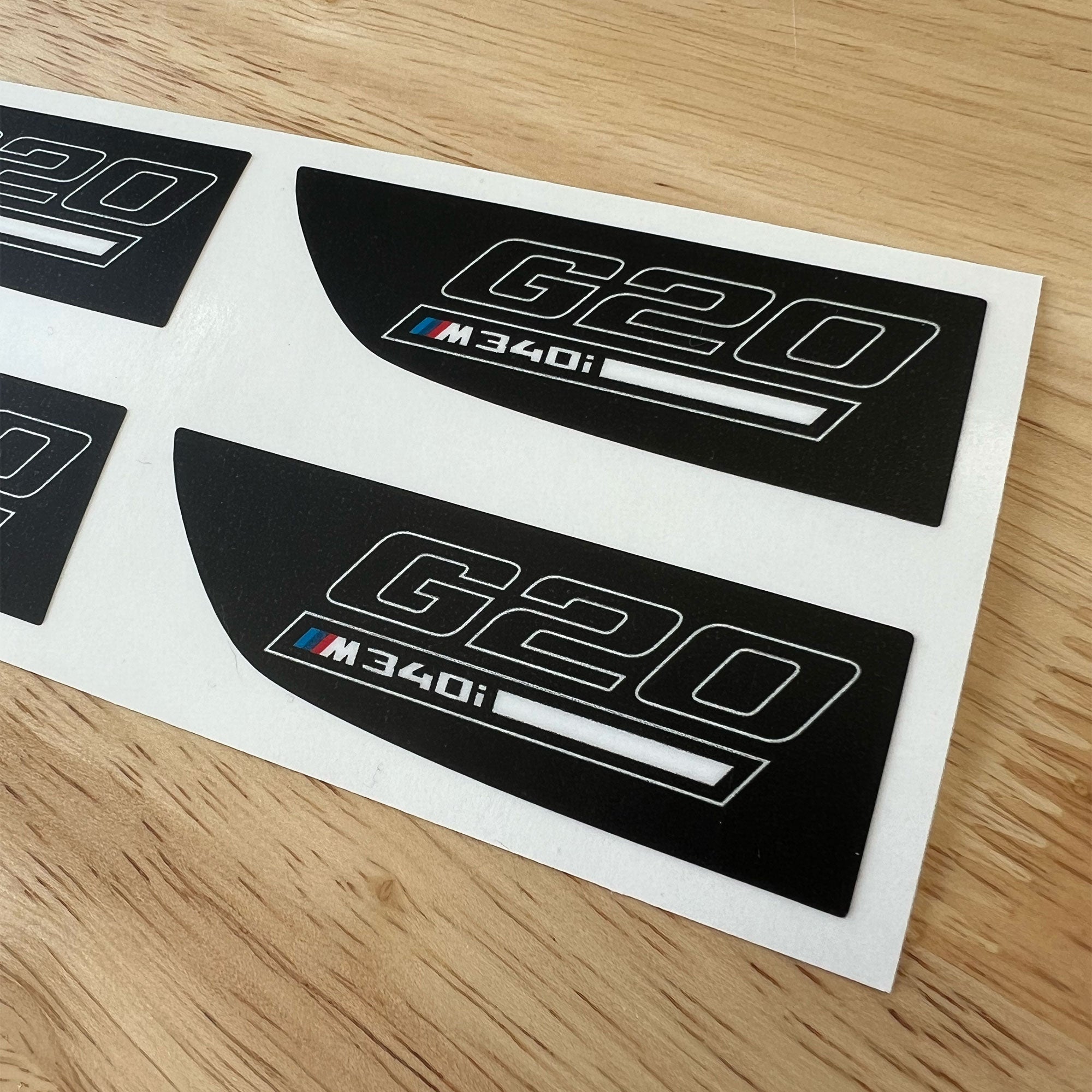 G20 M340i Center Console Decals RHD – NJM Design Lab