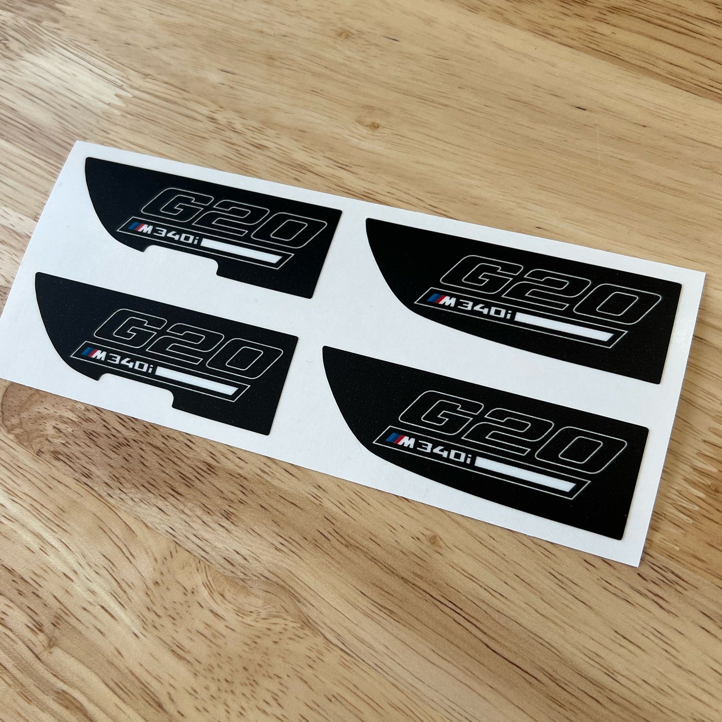 G20 M340i Center Console Decals RHD