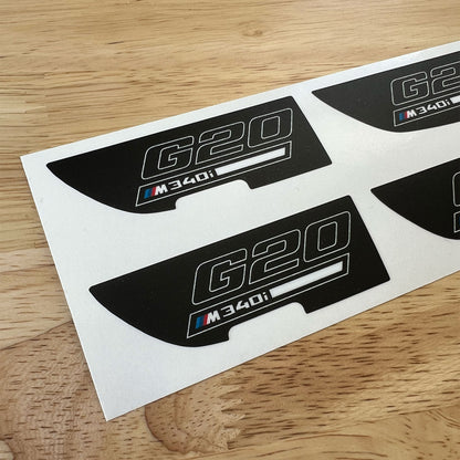 G20 M340i Center Console Decals RHD