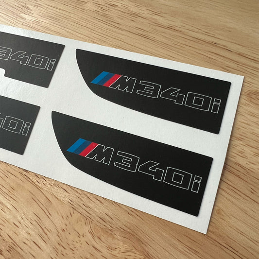 G20 M340i Center Console Decals v2 (RHD)