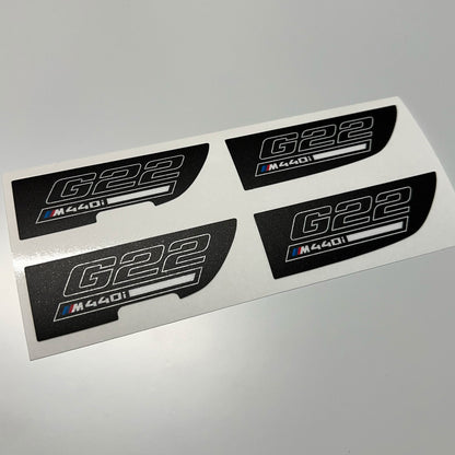 G22 M440i Center Console Decals