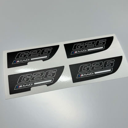 G26 M440i Center Console Decals
