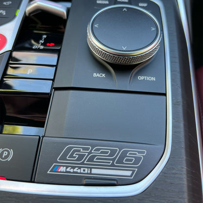 G26 M440i Center Console Decals