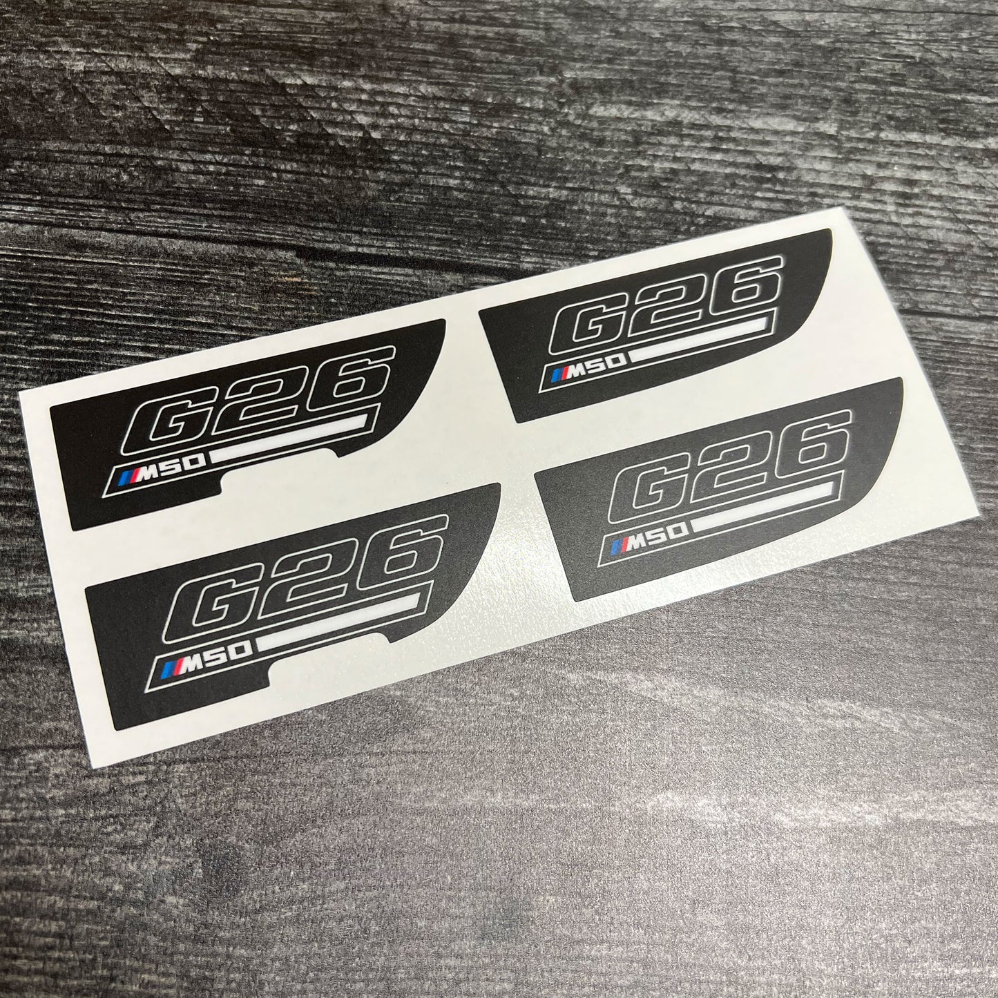 G26 i4 M50 Center Console Decals