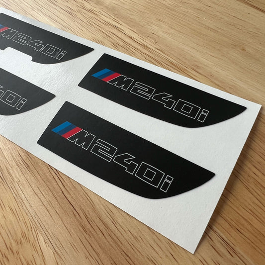 G42 M240i Center Console Decals v2