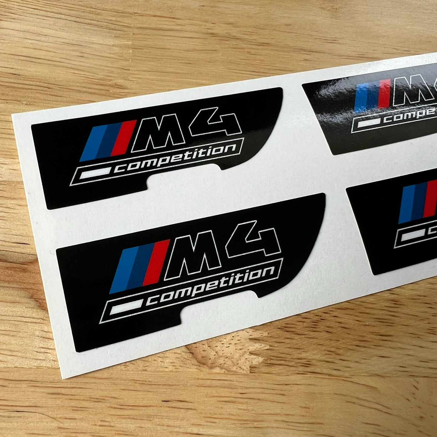 G82 M4 Competition Center Console Decals