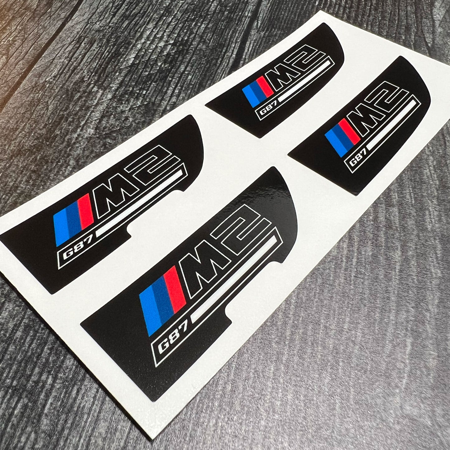 G87 M2 Center Console Decals