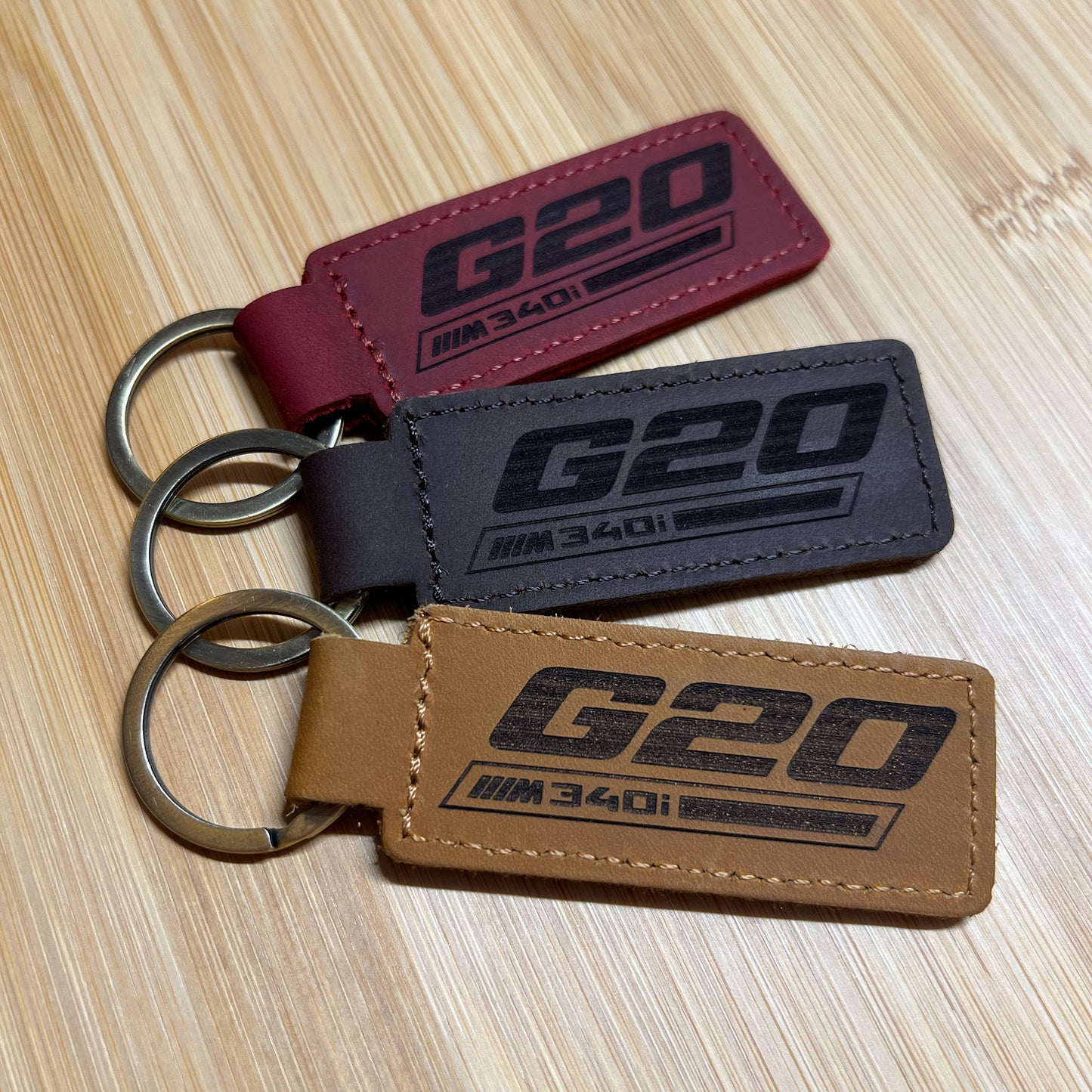 M340i Leather Keychain