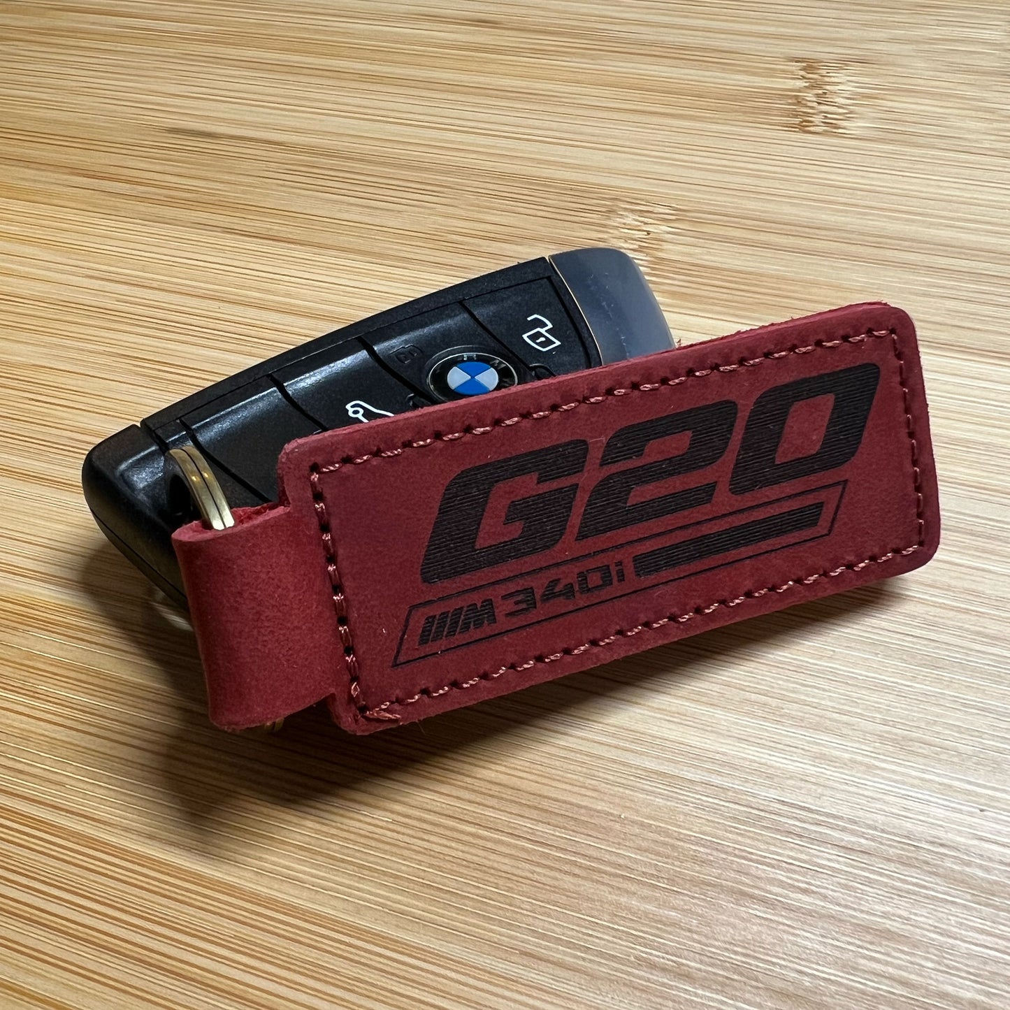 M340i Leather Keychain