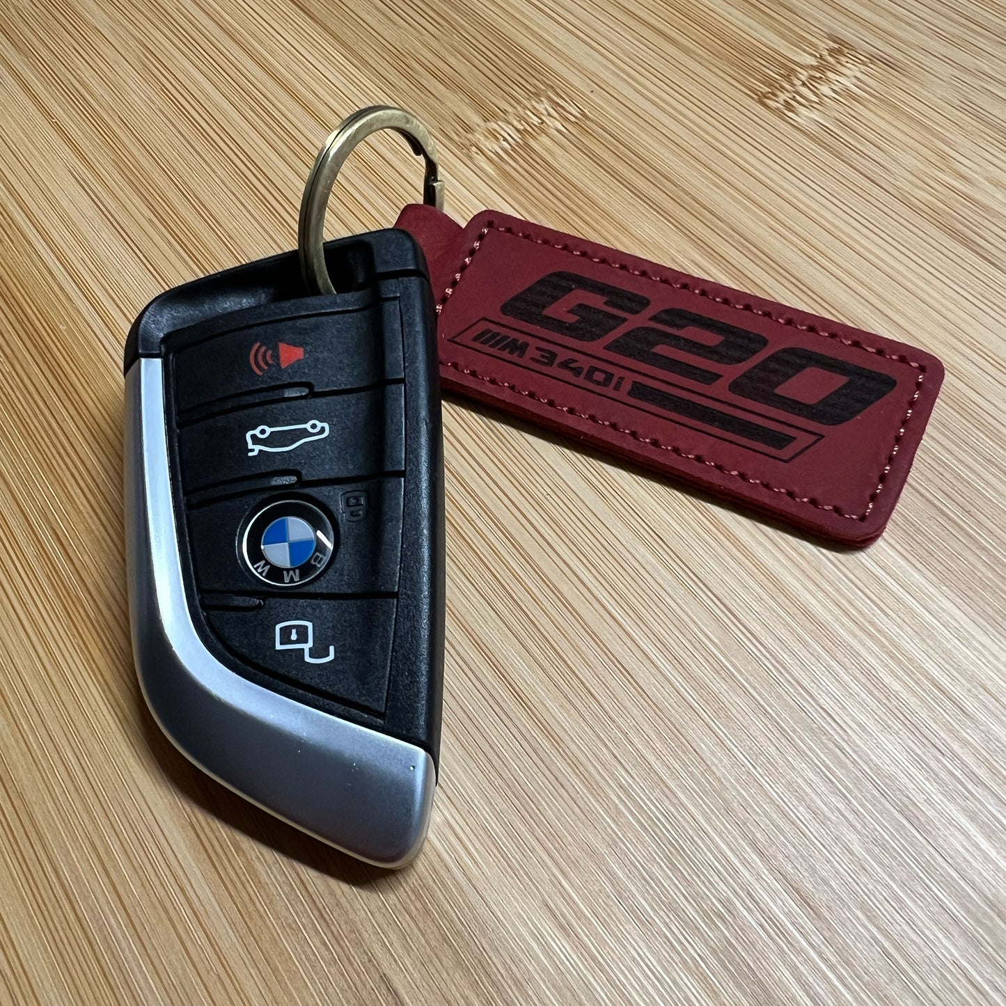 M340i Leather Keychain