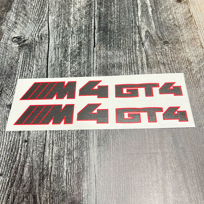 G82 M4 GT4 Grill Decals